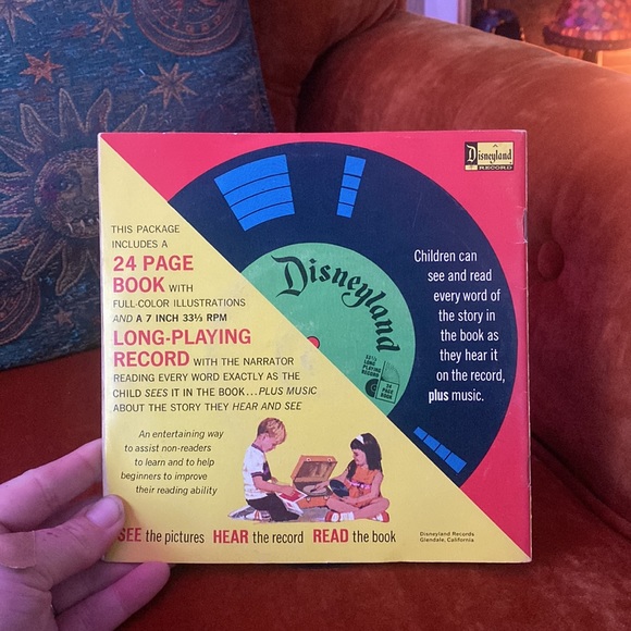 Vintage vinyl Disneyland More Mother Goose read along book - Picture 6 of 7